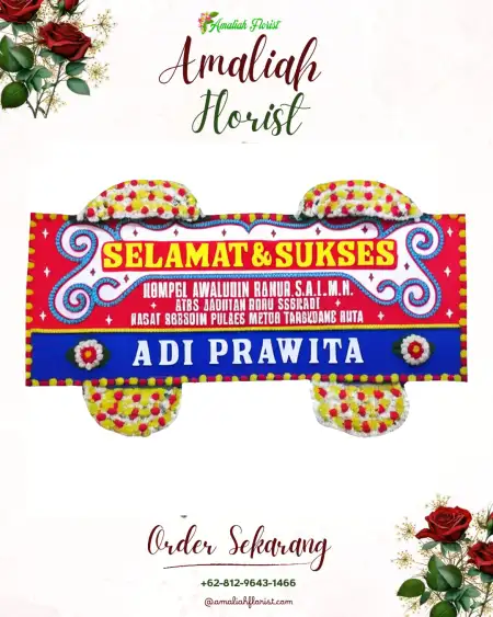 Papan Bunga Ucapan Selamat Kaibonpetangkuran