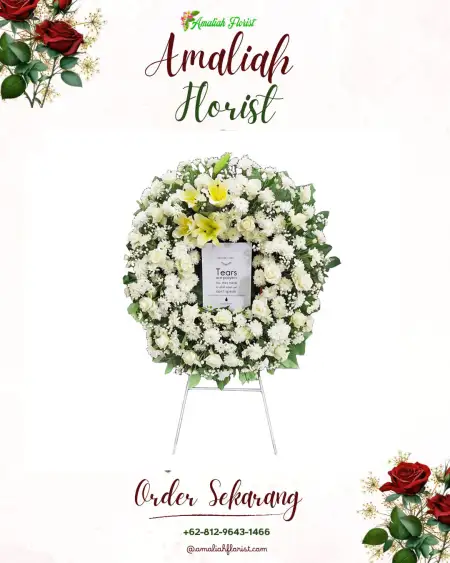 Krans Bunga Duka Kaibonpetangkuran